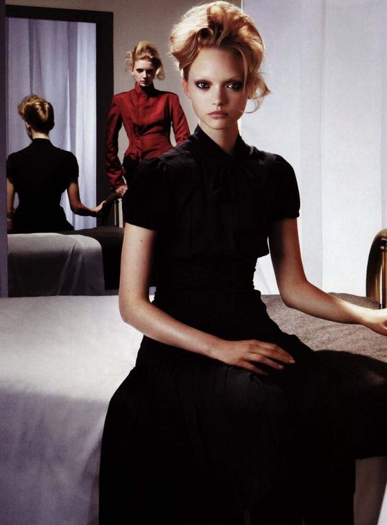 Gemma Ward and Lily Donaldson by M. Sorrenti for Vogue Italia
