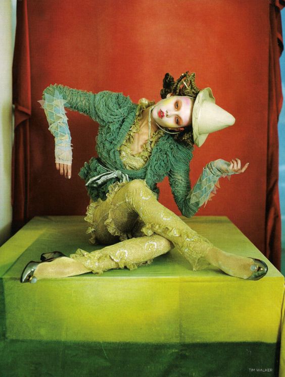 inspired by the Victoria & Albert Museum's exhibition on Sergei Diaghilev's Ballets Russes. October 2011, British Vogue
