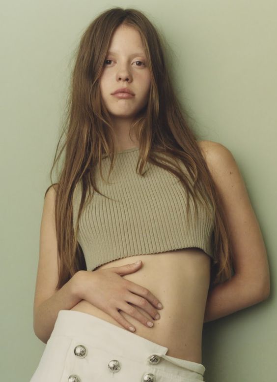 “Natural Wonder | Mia Goth by Harley Weir for Vogue UK January 2015 ”