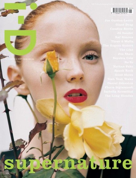Lily Cole for i-D magazine (The Scratch and Sniff Issue, May 2006)